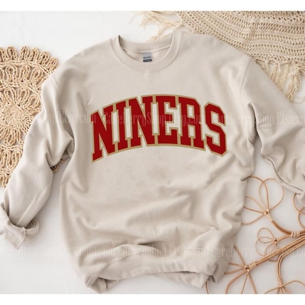 San Francisco Football Sweatshirt Retro 49ers Crewneck NFL Fan Gift 05